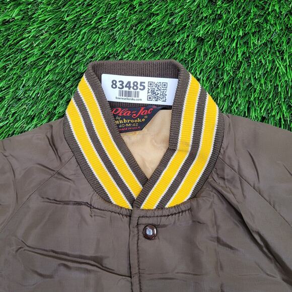 Vintage Dunbrooke Pla-Jac Bomber Jacket M/L 23x25 Baggy Crop USA - Picture 8 of 13